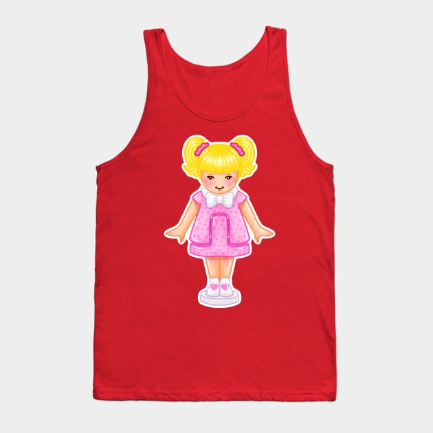 Polly Pocket Tank Top by Kalaidas-Art